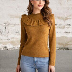 Greylin Women's Golden Brown Knit Sweater Size XS